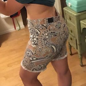 Paisley Urban Outfitters shorts